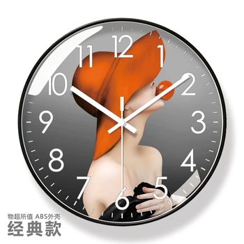 2021 Turas Kūrybos Išjungti Sieninis Laikrodis Modernus Dizainas ir Tylus Meno Moterų Laikrodžiai, Namų Apdaila, Virtuvė, Gyvenamasis Kambarys Dekoro