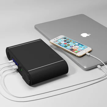 30000mAh 120W Nešiojamas Įkrovimo Galia Bankas su USB DC AC Uostų Gamintojas Didmeninės Kroviklį Power Bank For Mac 