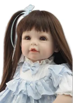 52cm Žaislai Vaikams Silikono Reborn Baby Lėlės Valentino Dieną Lėlės Mergaitėms 20inch Vinilo Kūdikiams Gyva Lėlė