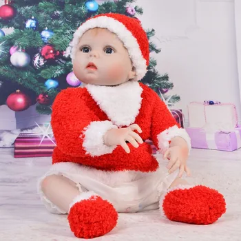 55cm Silikono Atgimsta mergina Lėlės Kūdikio Tikroviškos Lėlės Reborn netoksiškas Vinilo Boneca BeBe Atgimsta Lėlės Vaikas mados kalėdų dovana