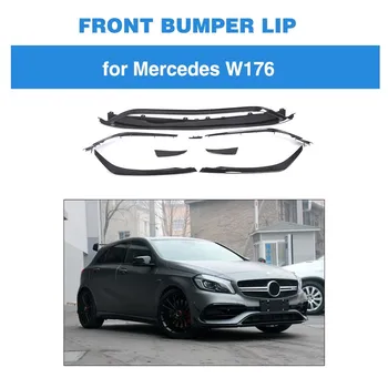 ABS Priekinis Bamperis Lūpų Canards Versmės 8 vnt/komplektas Mercedes Benz W176 A200 A250 A45 AMG 5 Durų Hečbekas 2016 - Dabar