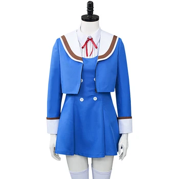 Anime Komiksų High rise Invazija Cosplay Kostiumai, Kuon Shinzaki Cosplay Kostiumų Uniformos, Kostiumai Mėlynos Suknelės Drabužius Nešioja Mokykla