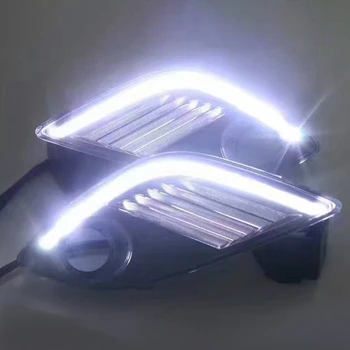Automobilio LED DRL Šviesos važiavimui Dieną Rūko Dienos šviesos Signalas 