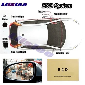 Automobilių BSD Sistemos BSA BSM Blind Spot Aptikimo DCar BSD Sistemos riving Įspėjimas Saugos Radaro Įspėjimo Veidrodėlis, Skirtas 
