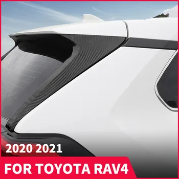 C-ramstis Dekoratyvinis Galinio Lango Anglies Pluoštas, Išorė Juoda Samurajus Toyota RAV4 XA50 2019 2020 2021 Automobilių Priedai