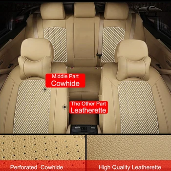 CARTAILOR Automobilių Sėdynės Apima natūralios Odos Drėkinimas dėl Lexus gs450h gs300 gs350 gs430 Sėdynės Padengti Raštas Nustatyti, Auto Sėdynės Parama