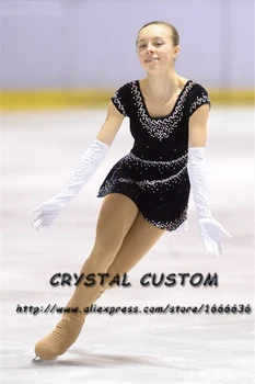 Crystal Užsakymą Suaugusiųjų Dailiojo Čiuožimo Suknelės Grakštus Naujas Prekės ženklas Čiuožyklos Suknelės Konkurencijos DR4354