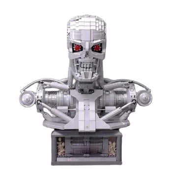 Cyborg Žudikas Plieno Robotas Krūtinė Krūtinė 20570 Blokuoti Nustatyti Statua Modello Blokai Urmu Papuošalai Modelį, Ugdymo, Vaikams, Žaislai