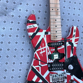 Eddie Van Halen DUOKLĖ Naujas stilius derliaus Frankenstrat Kokybės Muzikos Instrumentai. bass medienos cool