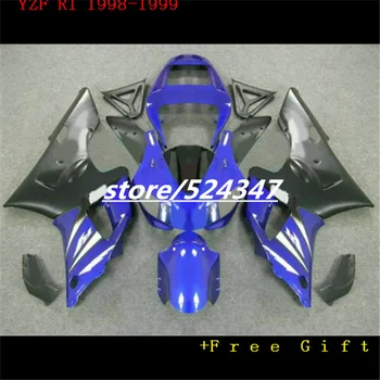 Fei-Custom tinka gamyklos purvasargiai komplektas 1998 1999 YZF R1 98 99 YZFR1 mėlyna juoda antrinėje rinkoje kūno lauktuvės rinkiniai