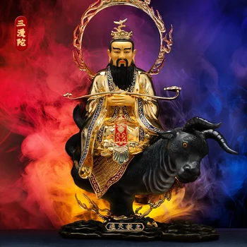 Gryno vario papuošalų su statula dievas dievas Tongtian