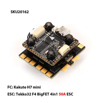 Holybro Kakute H7 Mini Skrydžio duomenų valdytojas & Tekko32 F4 45A/50A 4in1 ESC & Atlatl HV Micro 800mW VTX Kamino FPV Lenktynių Drone