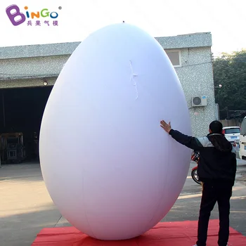 Individualų ryškus 3.5 metrų milžinas kiaušinių žaislas/ aukštos kokybės pvc oro uždaromos milžinišką pripučiamą kiaušinių žaislas, skirtas lauko Velykų šalis