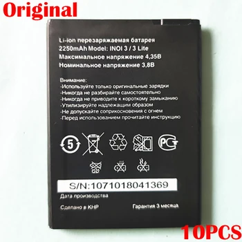 Inoi3 10VNT Originalus 2250mAh, Baterija INOI 3 Lite INOI3 Lite Sandėlyje Telefonas NAUJAS Gamybos Aukštos Kokybės Baterija+Sekimo Kodas