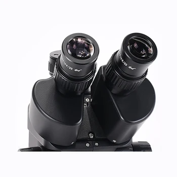 Juoda 7X-45X vienu metu-Židinio Trinokulinis Mikroskopu Zoom Stereo Mikroskopas, Galvos + WF10X/20 Okuliaro Lab