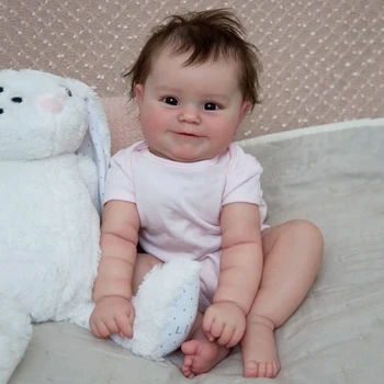 Kilnojamasis Tikroviška Reborn Baby Soft Rankų-Įsišakniję Plaukų Mielas Vaikas Vaikui Žaisti Lėlės Puikus Apsirengęs Miega Kartu Žaislas