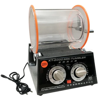 KT2000 poliravimo mašina polisher politriz papuošalai kt-2000 vibraciniai masažuoklis roko masažuoklis mašina polisher talpa 5kgs