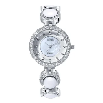 Laikas 100 Laikrodžiai moterims lydinio Dirželis Kvarcas Žiūrėti Ponios Vandeniui Atsitiktinis Laikrodžius Populiarus Mergaičių Imitacija, Perlų Žiūrėti