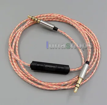LN005396 garso kabelio adapteris Vyriška 3,5 mm Nuotolinio Mic Kontrolės Ausinės Ausinių Laidą 
