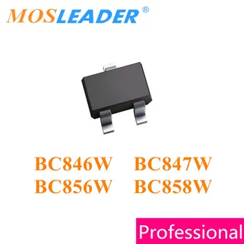 Mosleader BC846W BC847W BC856W BC858W SOT323 3000PCS PNP, NPN Tranzistoriai, Pagaminti Kinijoje, Aukštos kokybės