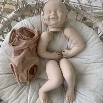 NAUJAS 19 Colių Reborn baby lėlės Rinkinys Cecilia naujagimių bebe Lėlės Rinkinys Minkšto Vinilo Unpainted Nebaigtų Tuščią, Lėlės, Rinkiniai