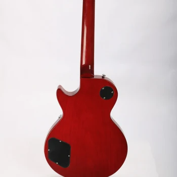 Naujas Aukštos Kokybės 6 Stygos Užsakymą LP Standard Elektrinė Gitara Flamed Maple Top Tamsios Vyšnių Sprogo Raudonmedžio Fingerboard