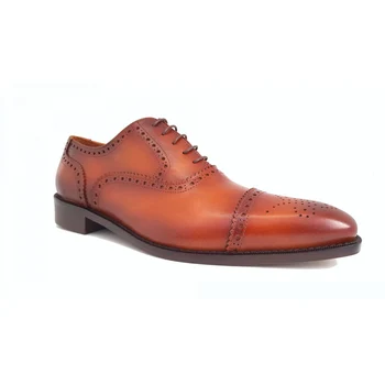 Vyriški batai blucher marron smulkinta anglų birmghan
