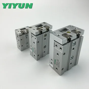 Yiyun pneumatinės tikslumo skaidrių lentelė, cilindras su vadovu geležinkelių MXS8-10AT MXS8-20AT MXS8-30AT MXS8-40AT MXS8-50AT MXS8-75AT